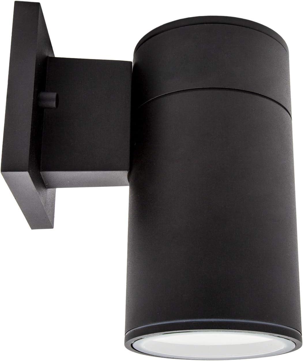 Maxxima LED Cylinder Outdoor Wall Wash, Sconce Light, 12 Watt, 840 Lumens, 3000K Warm White, Dusk to Dawn Sensor