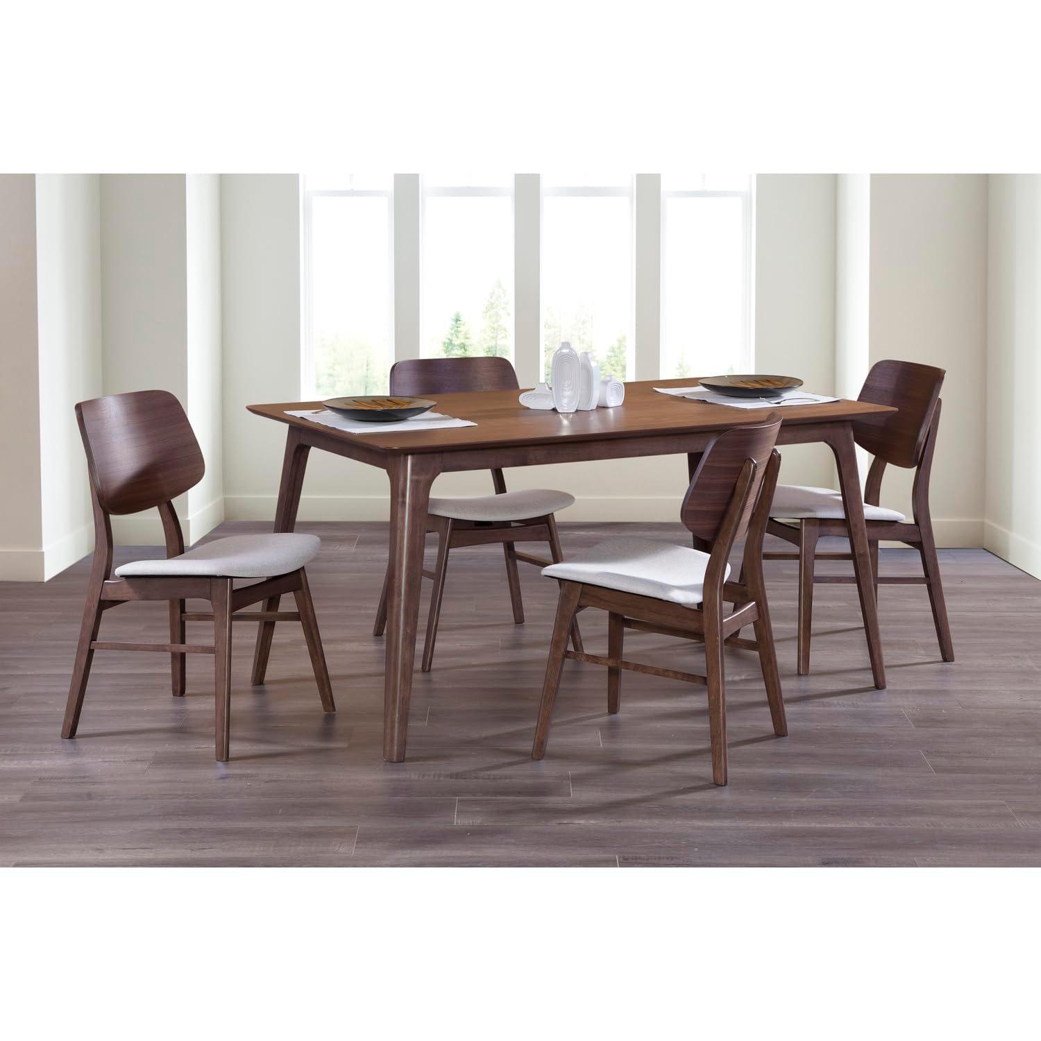 New Classic Furniture,Furniture Oscar 59 Solid Wood Retangular Dining Table In Walnut
