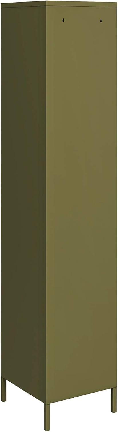 RealRooms Shadwick Single Metal Locker Storage Cabinet