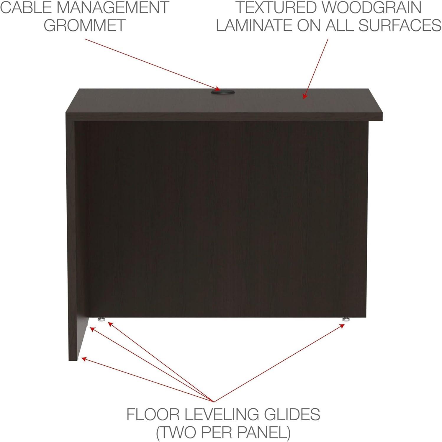 29.63'' H x 35'' W Desk Return