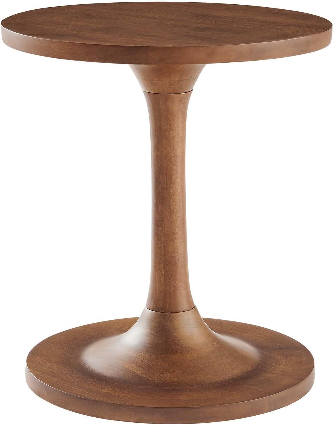 Modway Modway Lina Solid Wood Pedestal End Table