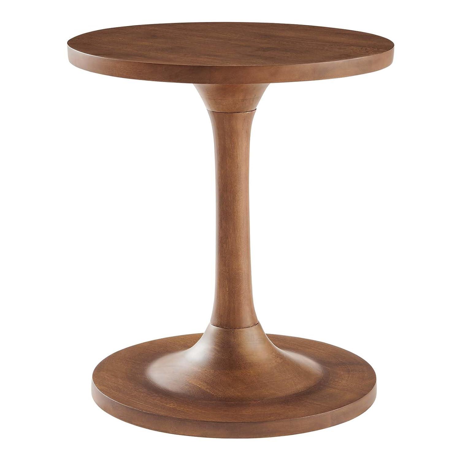 Modway Modway Lina Solid Wood Pedestal End Table