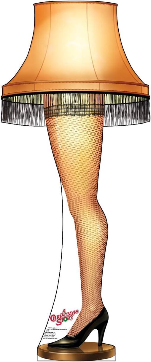 Life-size Cardboard Standup of Leg Lamp (A Christmas Story) with dimensions of 48" x 20"