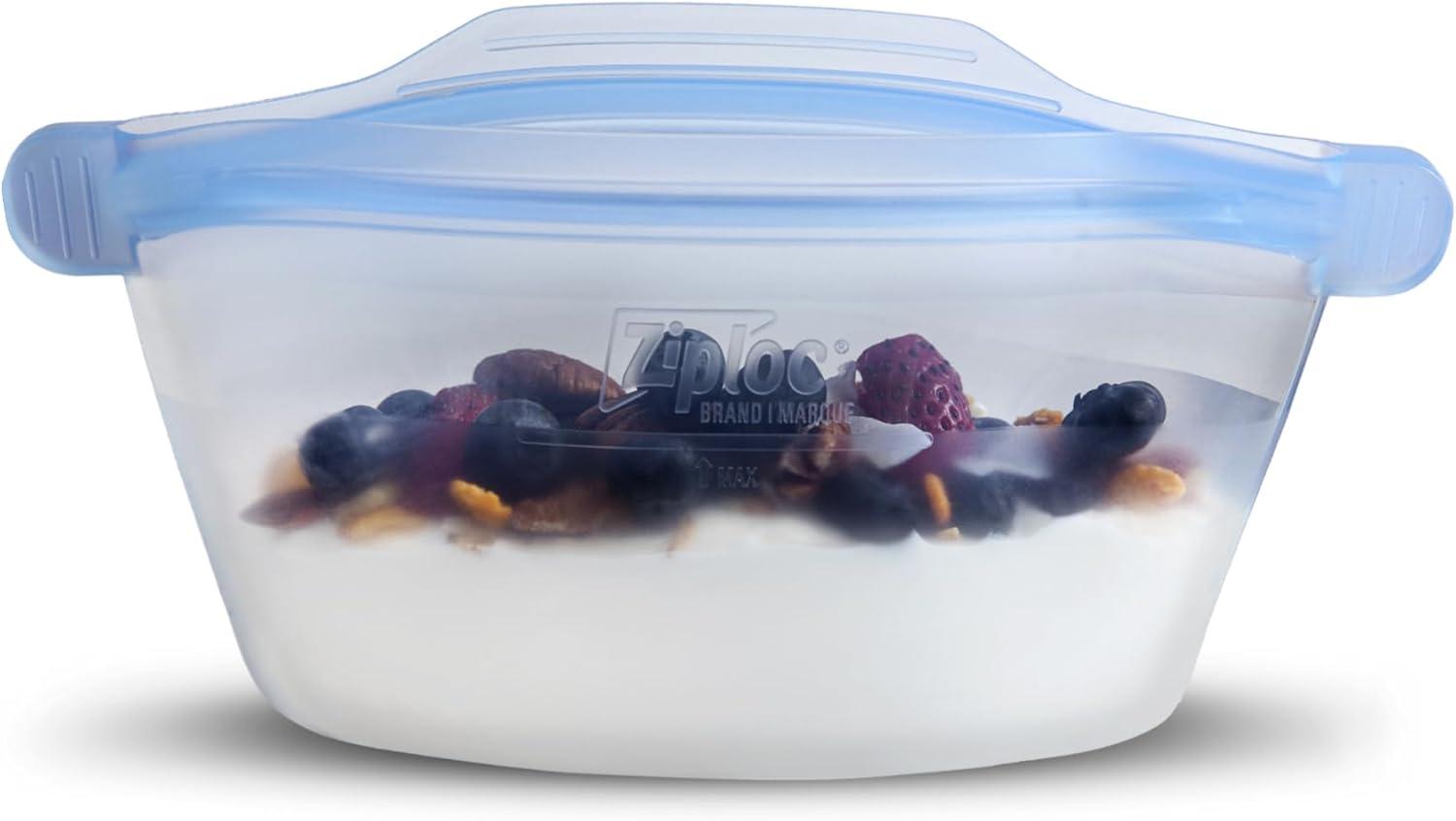 Ziploc Endurables Reusable Silicone Food Storage Container - Medium - 32 fl oz