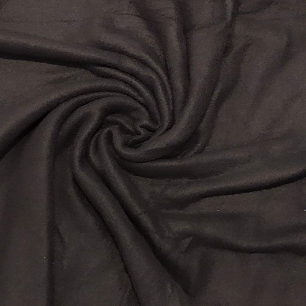 Single Solid Color Hypoallergenic 60”L x 50”W Fleece Throw Blanket for Fall, Winter, Spring, Summer, Men, Women, Children & Pets in Black