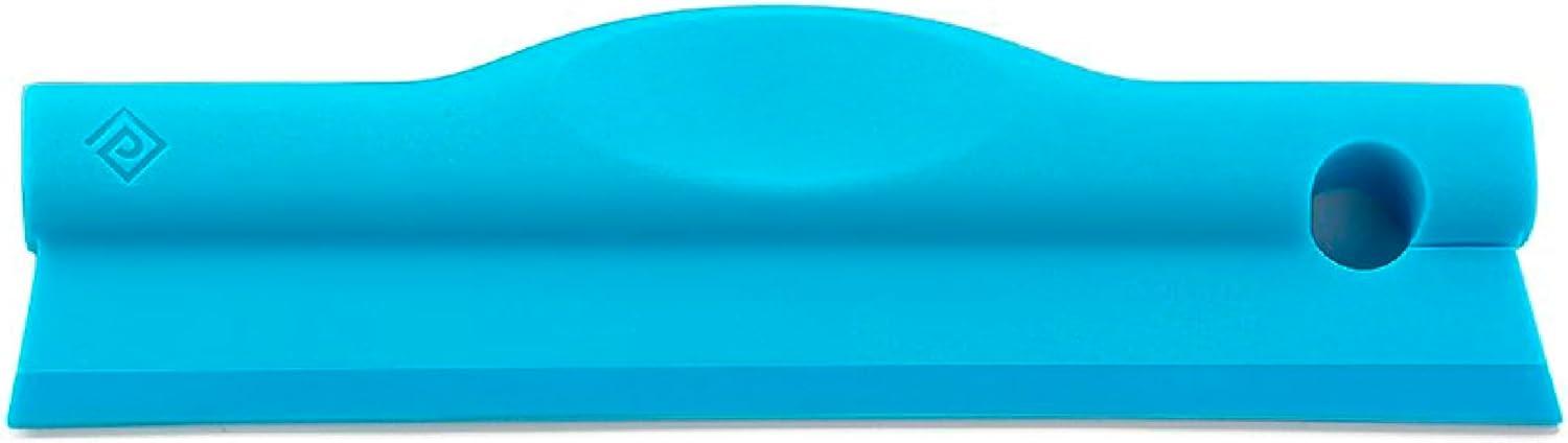 Polder Swipe Squeegee, Window Cleaner with Silicone Blade, Shower Squeegee with Flexible Handle, Ideal for Car, Kitchen, Bathroom, Shower Mirror, and More, Cleaning Supplies, Turquoise
