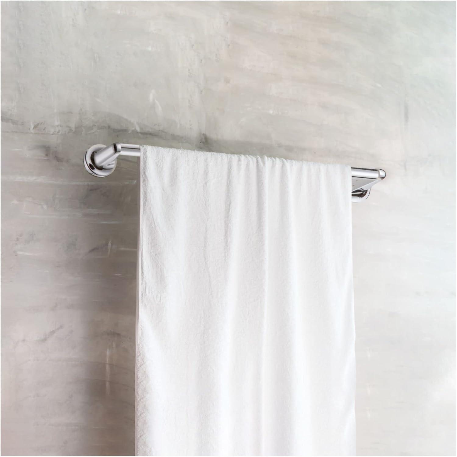Alta Bay 18-inch Polished Chrome Wall Mounted Towel Bar