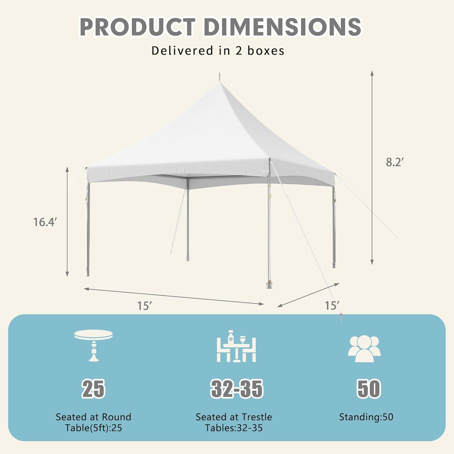 Party Tents Direct Galvanized Party Steel Tent