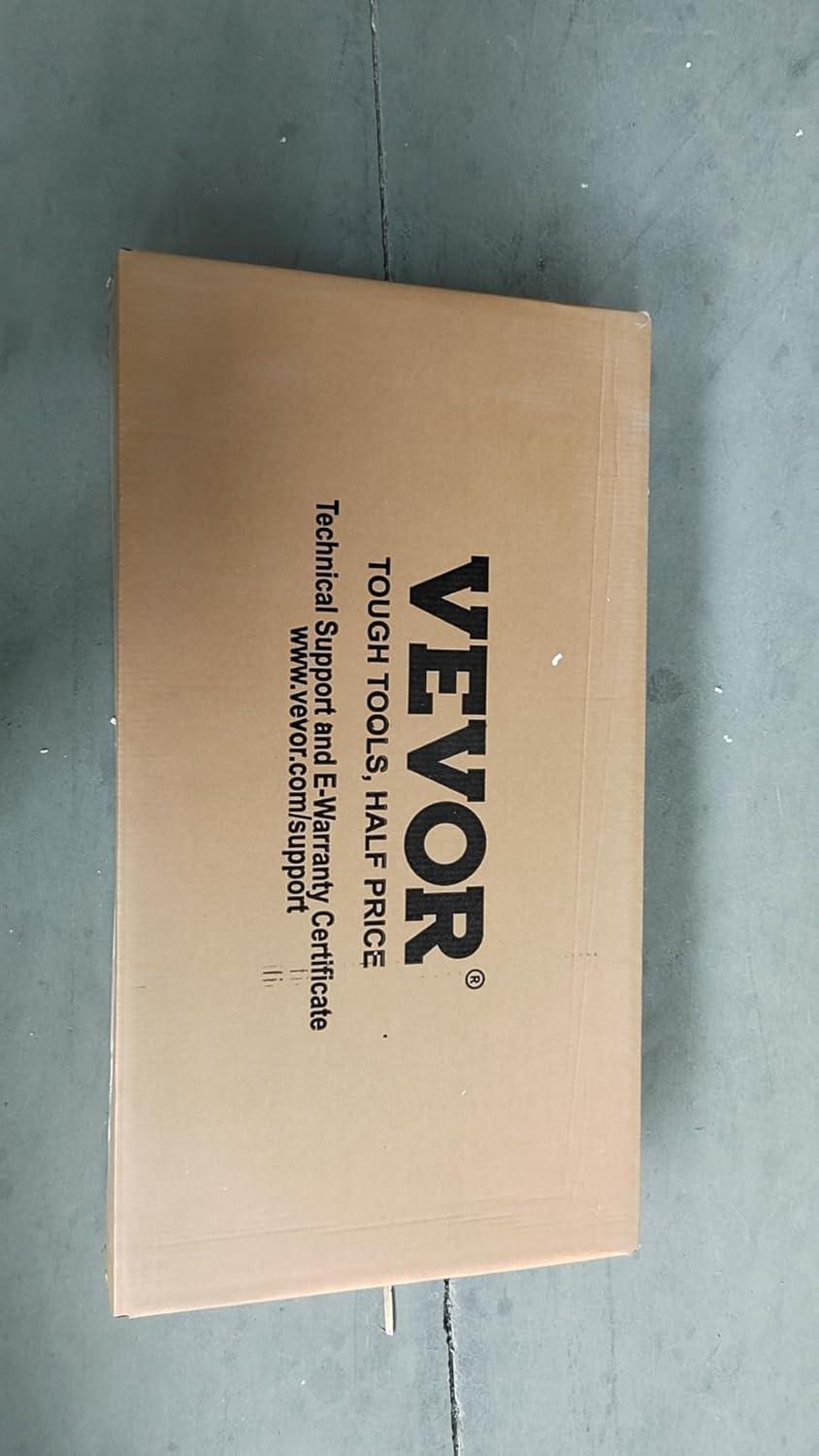 VEVOR Stainless Steel Food Prep Table, 18 x 36 x 34 Inch Commercial Kitchen Worktable, with 2 Adjustable Undershelf, Heavy Duty Prep Table