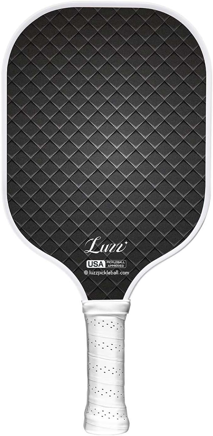 Luzz Pickleball Paddles T700 Carbon Fiber Pickleball Paddle Sandblasted Surface with Honeycomb Core Pickle Ball Rackets for Ultimate Spin & Control