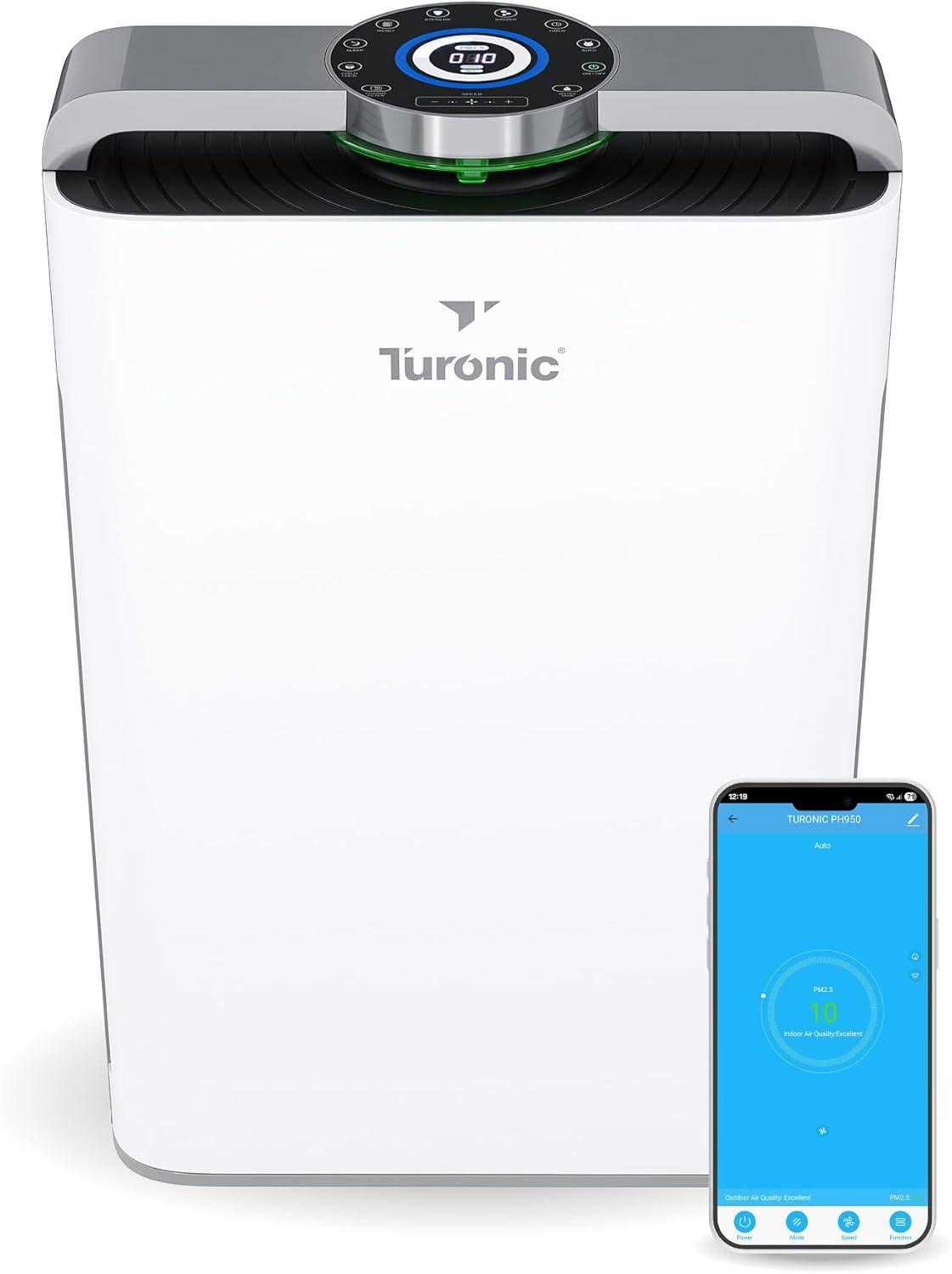 Turonic Premium HEPA Air Purifier & Humidifier White (PH950)