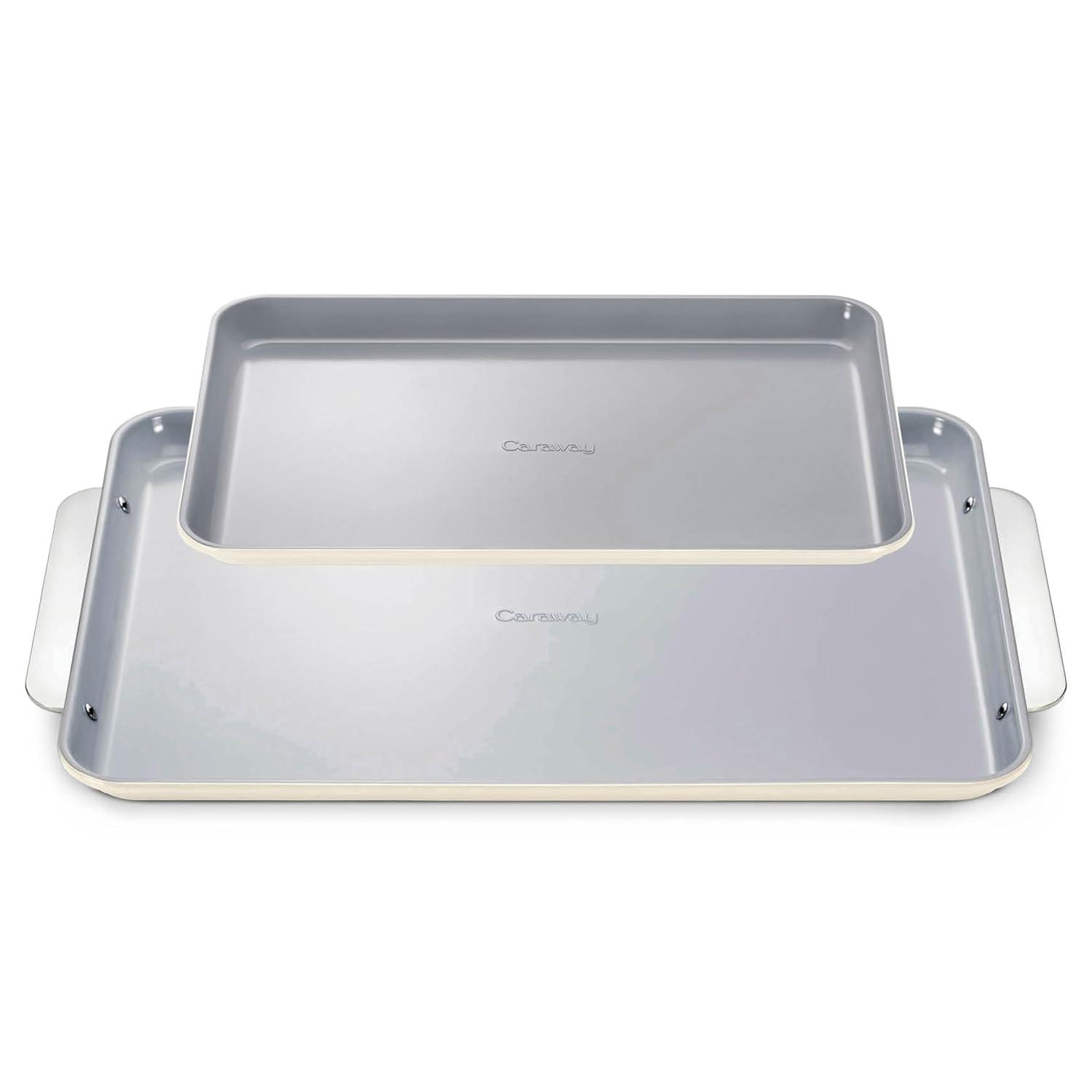 Caraway Home ® Cream Non-Stick Ceramic Baking Sheet Duo