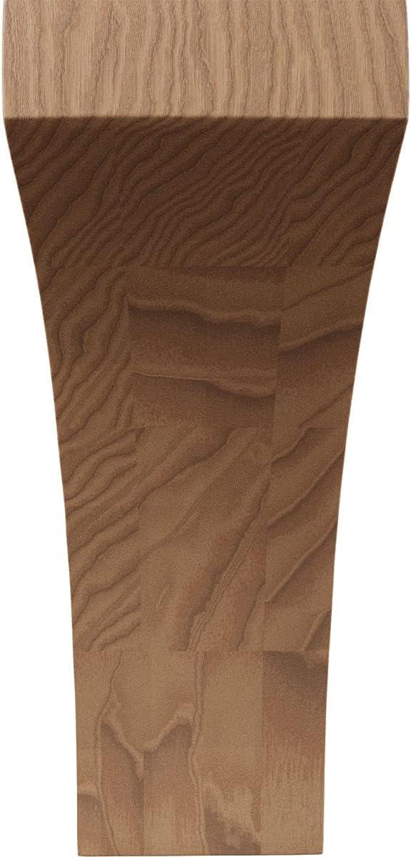 Ekena Millwork 3-in x 5.5-in x 8-in Unfinished Mahogany Wood Paintable/Stainable Corbel
