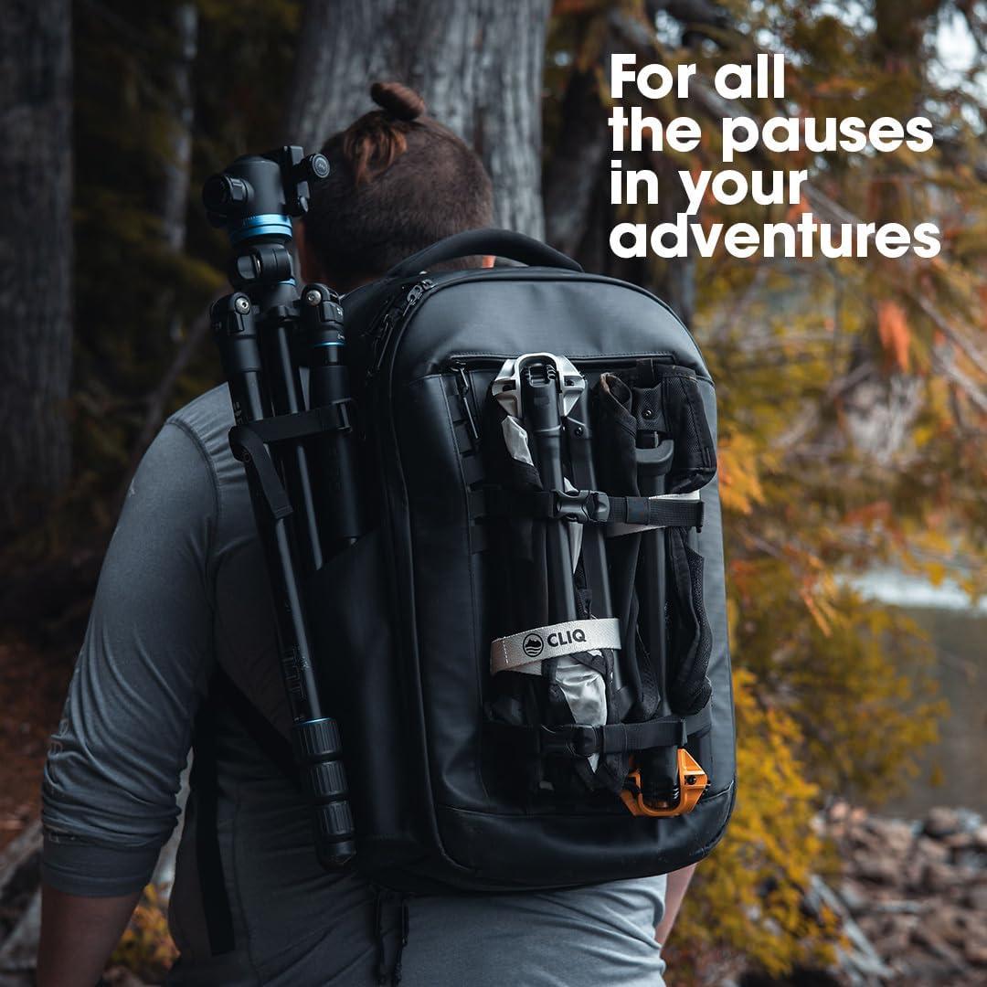 CLIQ Chair - The Bottle-Sized Chair for Anywhere™ - Sets up in 5 Seconds - Portable and Comfortable