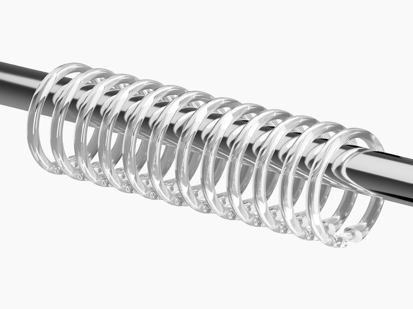 Evideco Solid Plastic Shower Curtain Hooks Rings & Reviews | Wayfair