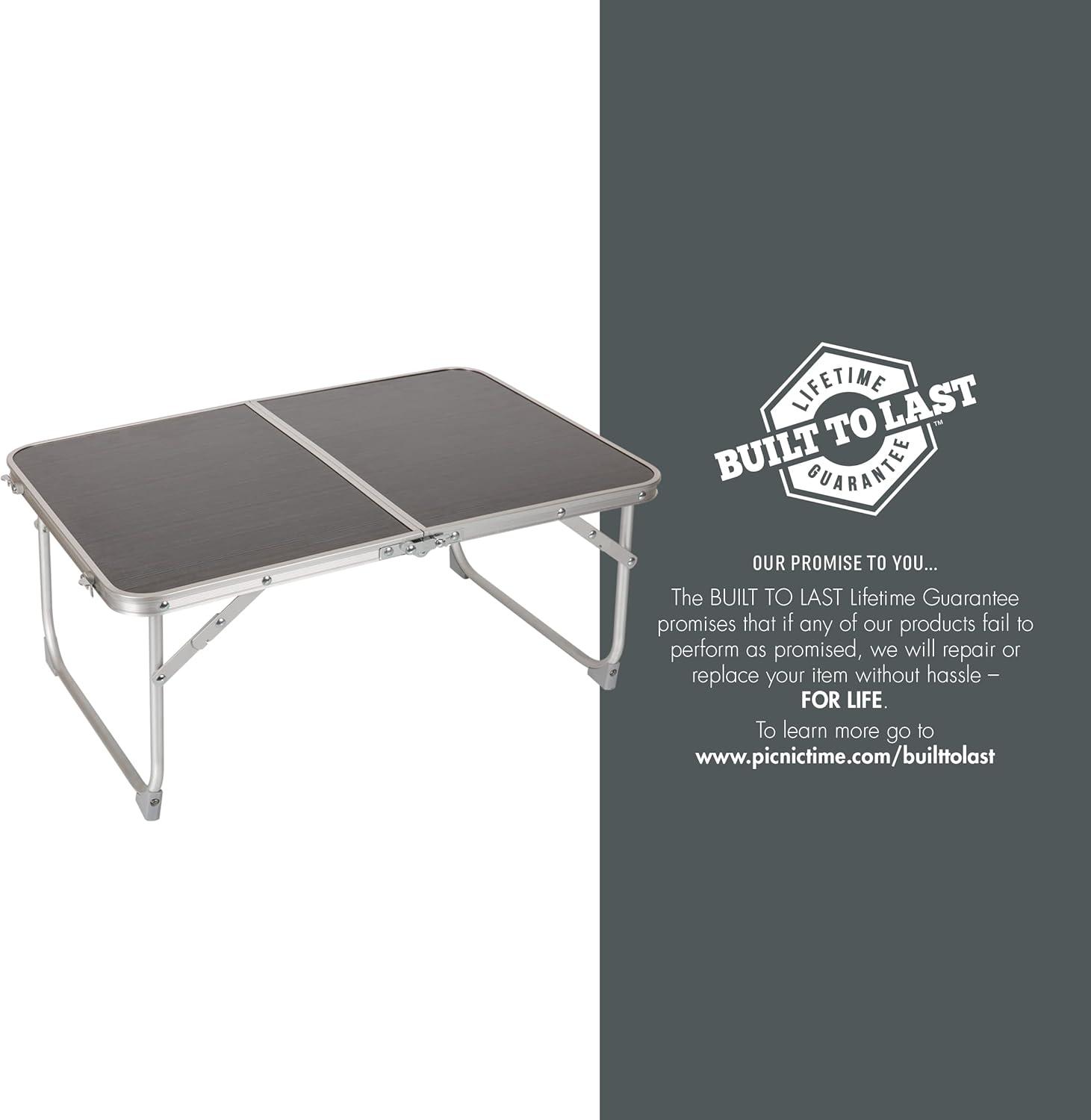 Outdoor Aluminum Rectangle Bench with Emblem