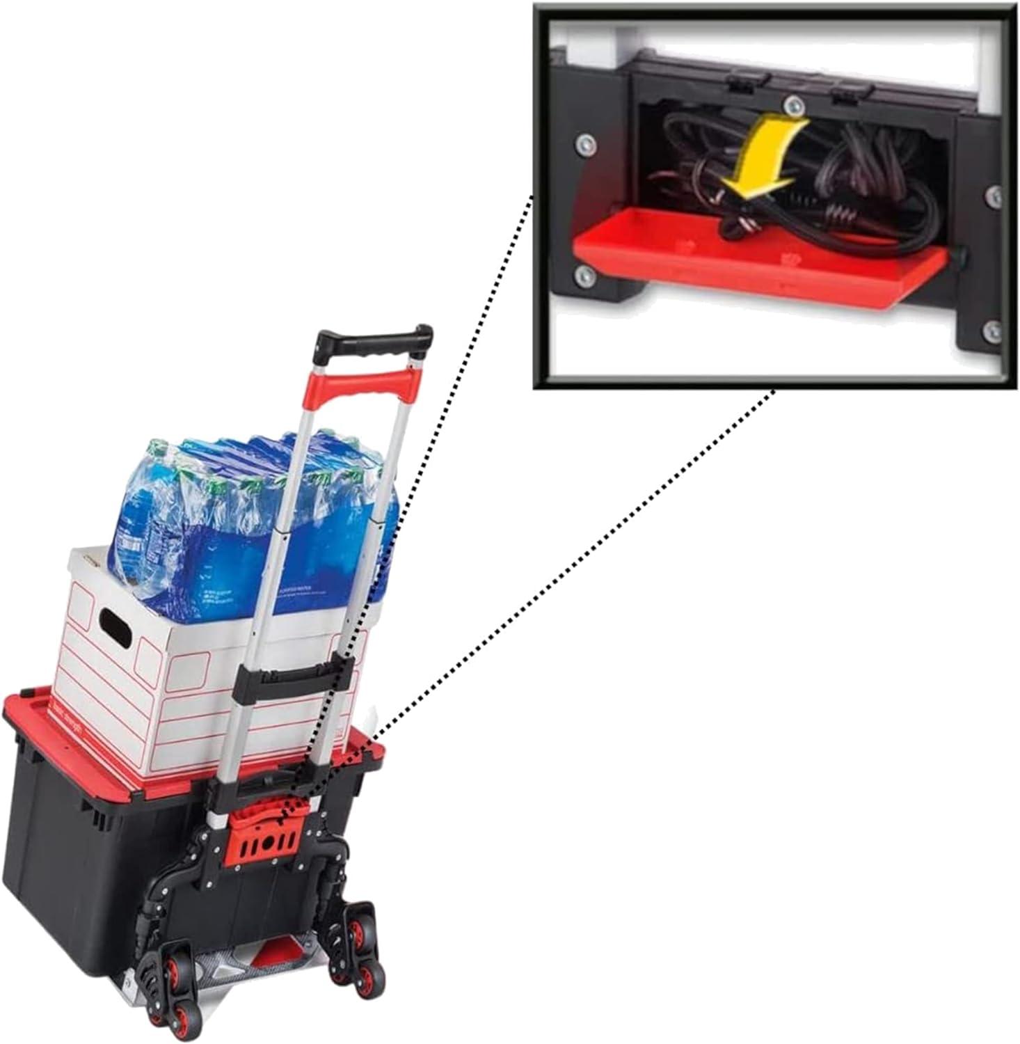 Magna Cart Stair Climbing 6-Wheel Folding Aluminum Hand Truck Dolly Cart
