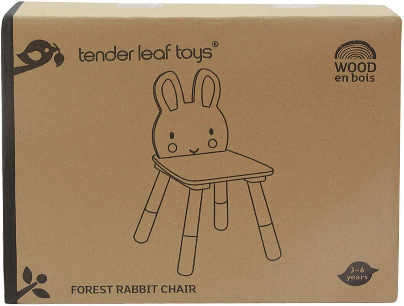 White Handcrafted Sustainably Sourced Kids Rabbit Chair