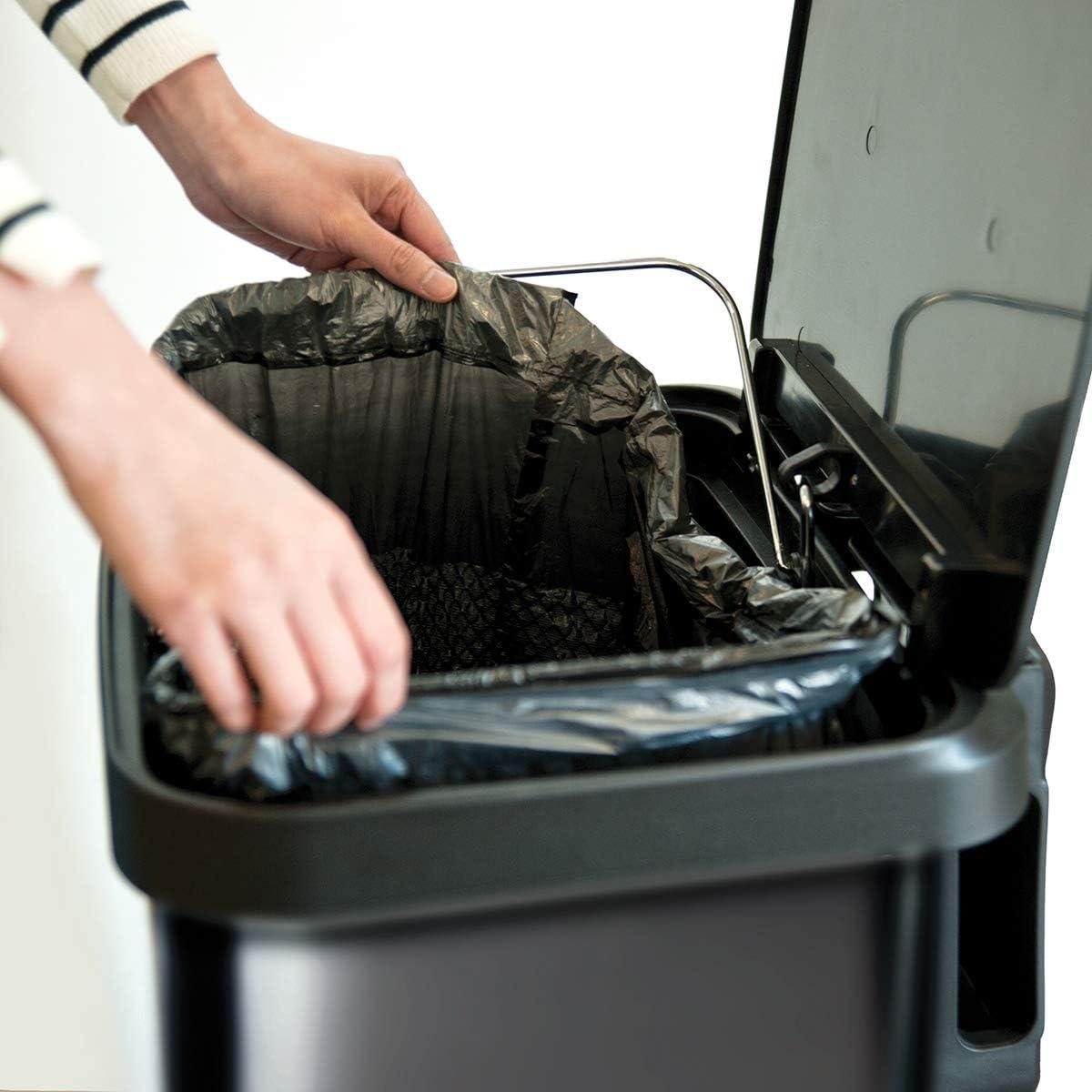 Gray Stainless Steel Step Trash Can with Pedal and Odor Protection