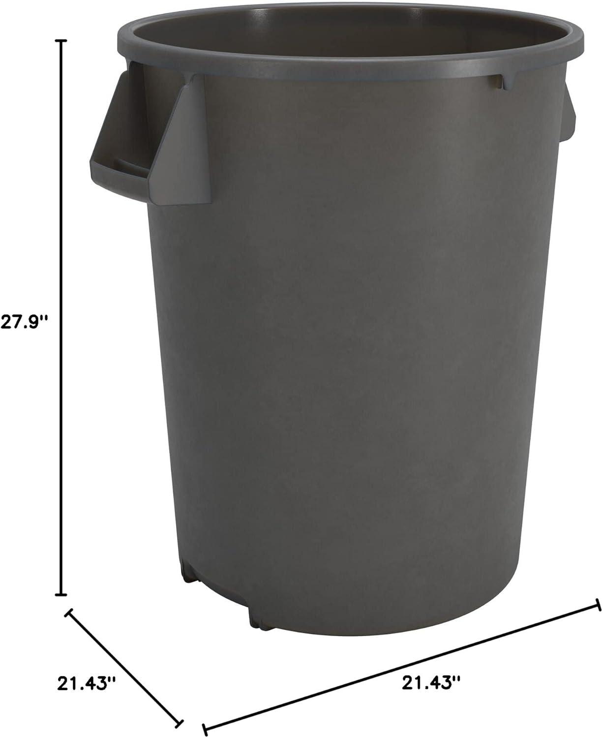 Carlisle 84103223 Bronco Gray 32 Gallon Waste Container