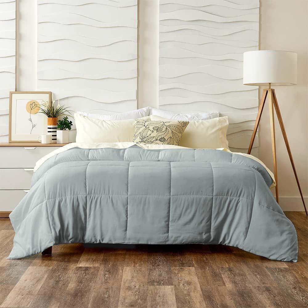 Silver Full/Queen Bamboo Rayon Down Alternative Comforter