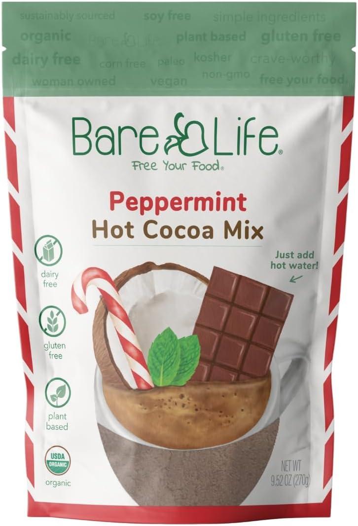 Organic Vegan Peppermint Hot Cocoa Mix 9.52 oz