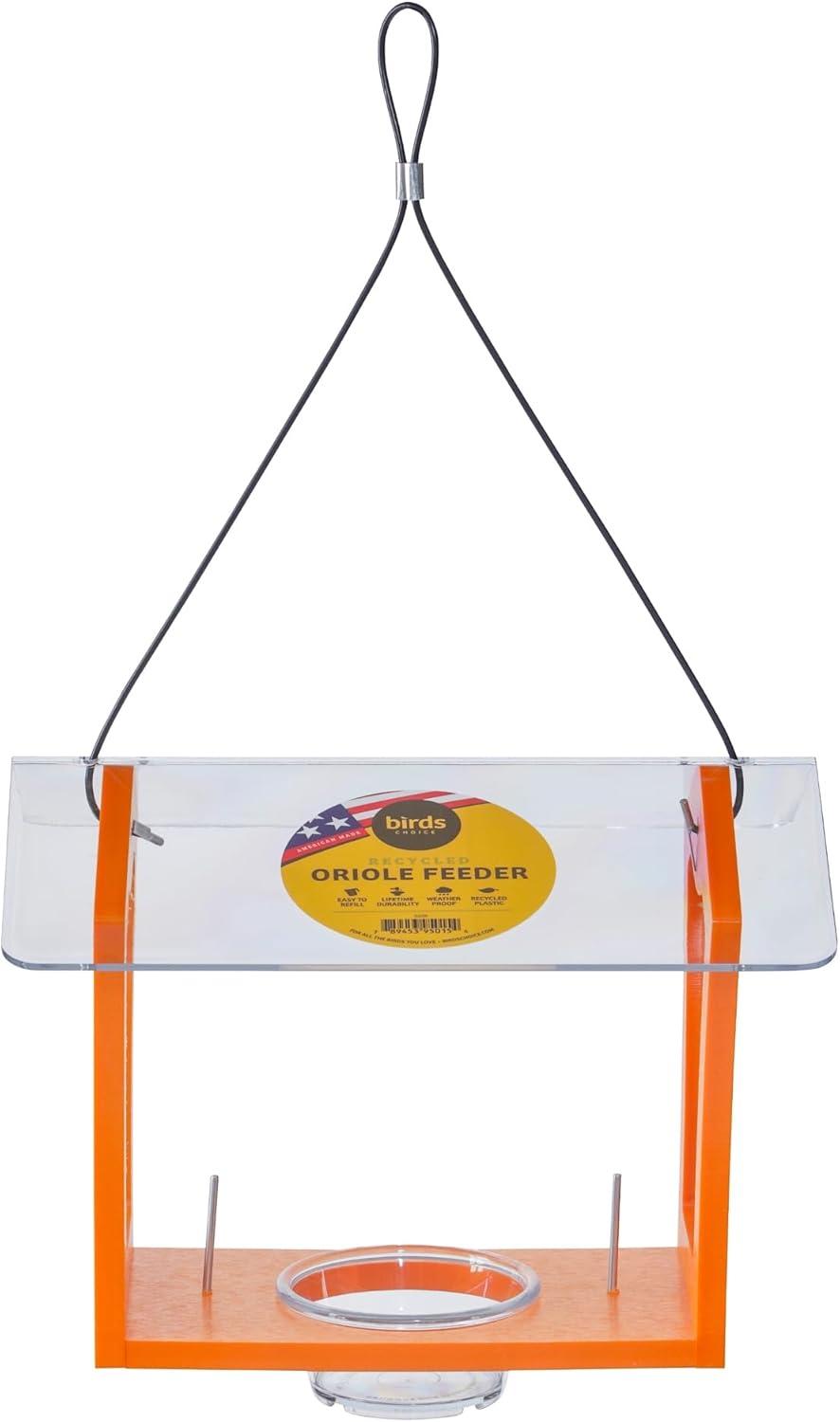 Birds Choice Birds Choice 3-oz. Nectar and Jelly Oriole Feeder, Orange