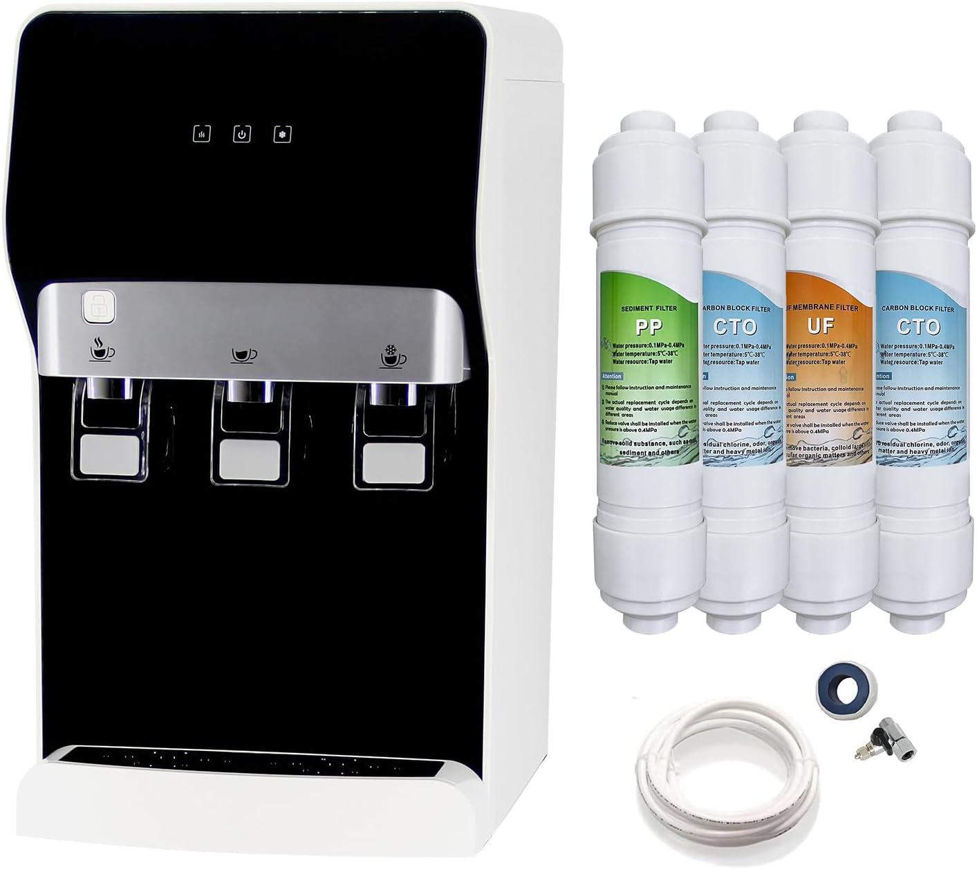 Soopyk Soopyk Black Countertop Bottleless Electric Filtered Water Dispenser