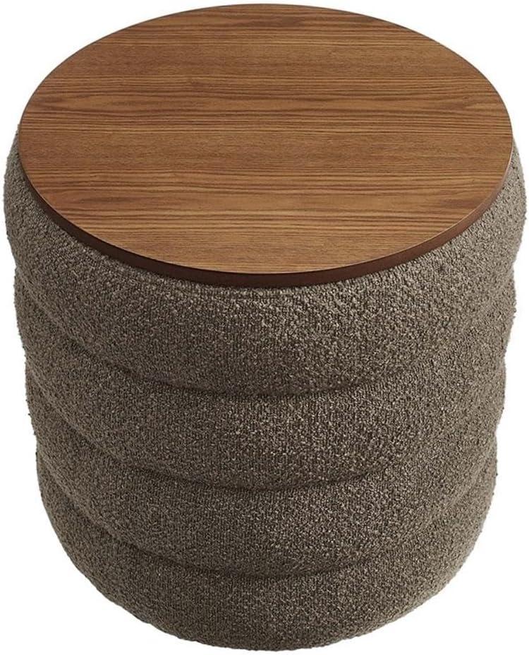 Modway Modway Mezzo 17.3" Wide Round Storage Ottoman