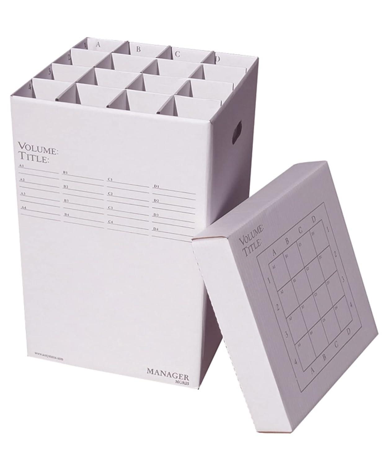 Advanced Organizing Systems Cardboard Rolled Files Box