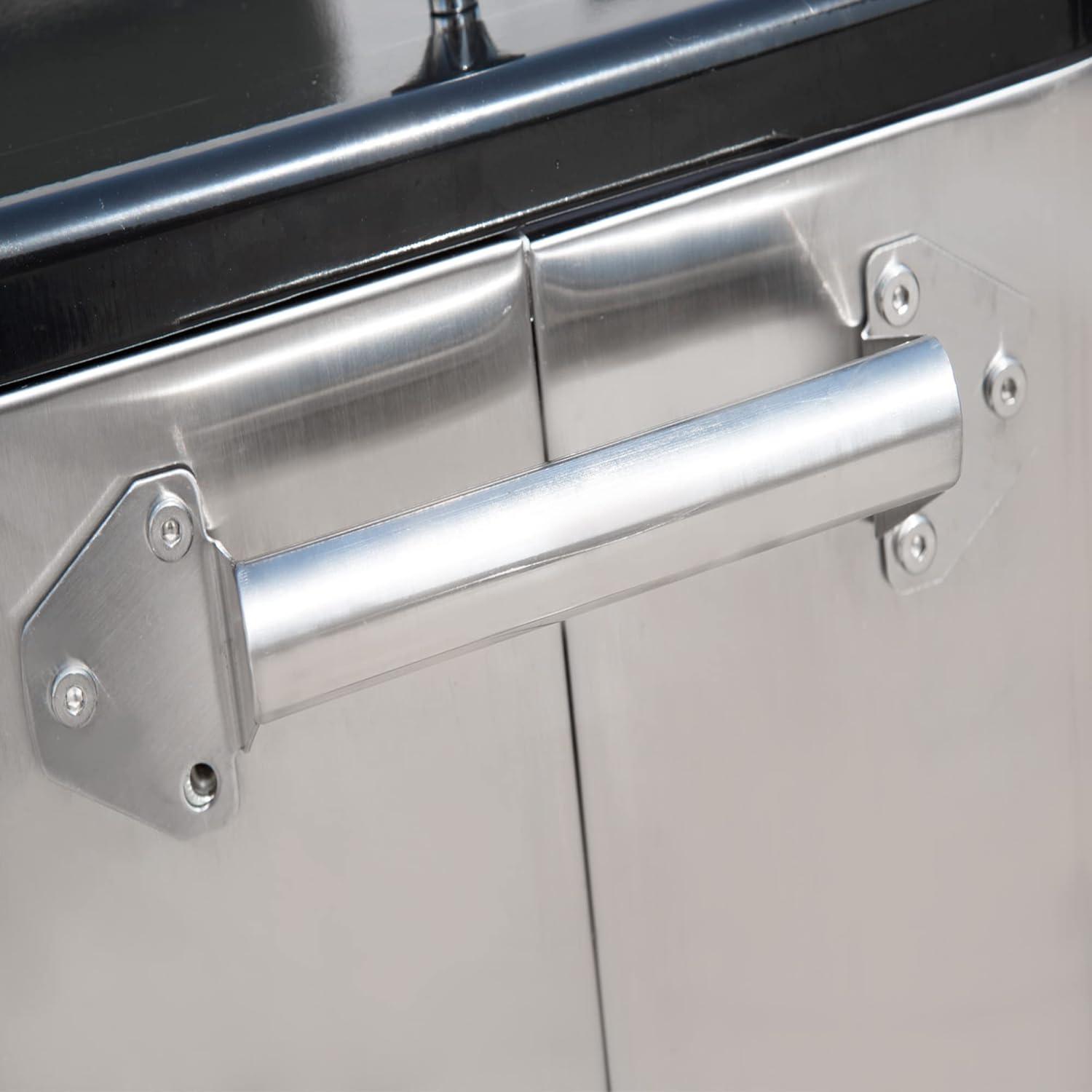 IRHOMA Outsunny 80 QT Rolling Cooling Bins Ice Chest on Wheels Outdoor Stand Up Drink Cooler Cart for Party