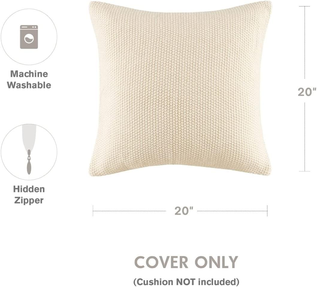 Tino Knit Square Euro Pillow Sham
