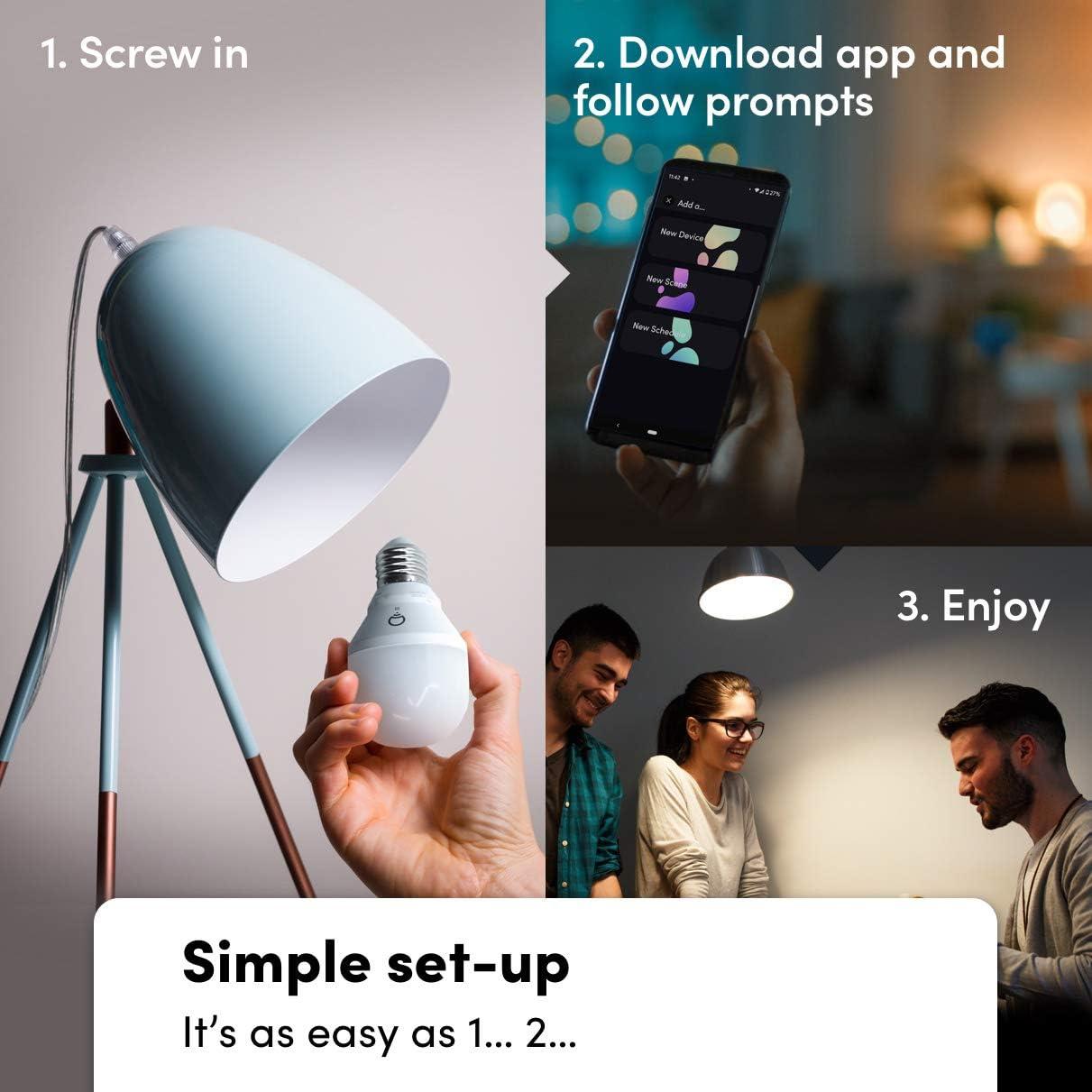 LIFX Color Changing Frosted LED Smart Bulb 2-Pack