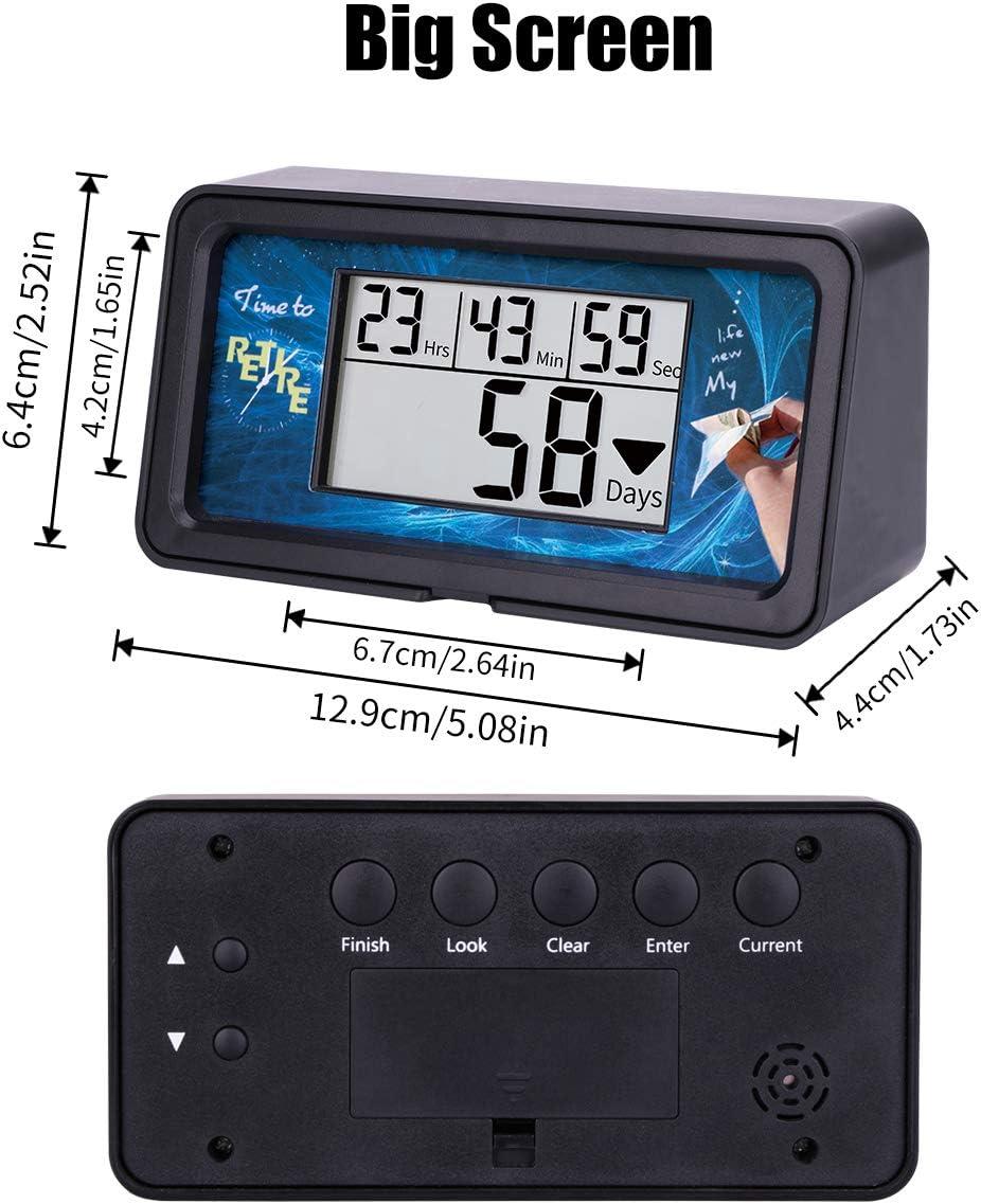 AIMILAR Digital Countdown Timer - 9999 Days Countdown with Backlight for Retirement, Wedding, Vacation, Christmas, New Baby, Classroom, Lab, Kitchen, Cooking