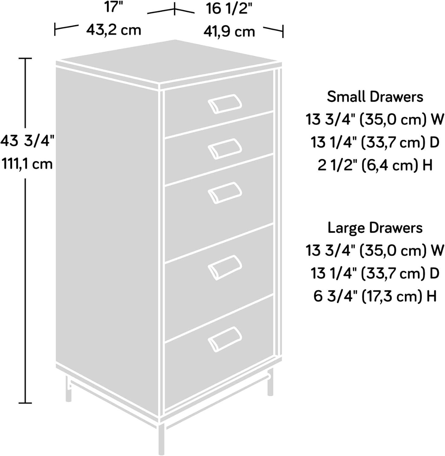 Anda Norr Lingere Chest Sky Oak - Sauder