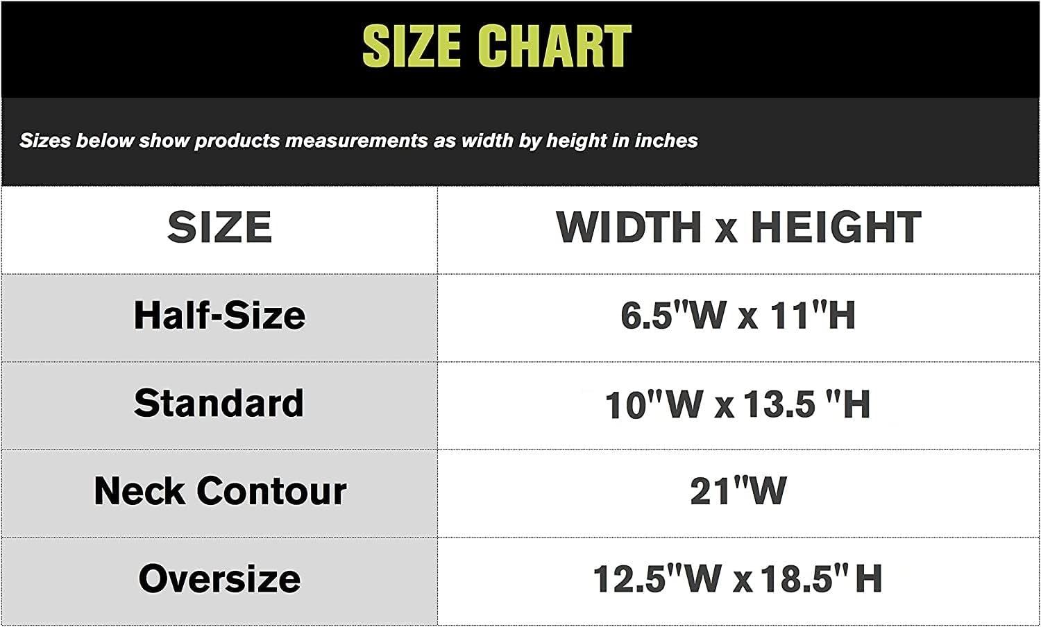Chattanooga ColPac - Reusable Gel Ice Pack - Black Polyurethane - Standard - 10 in x 13.5 in - Cold Therapy - Knee, Arm,