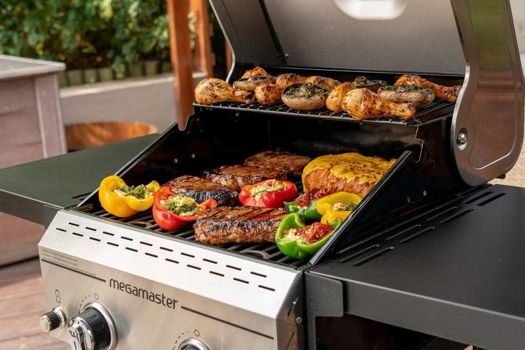 Megamaster 2 - Burner Freestanding Liquid Propane Gas Grill