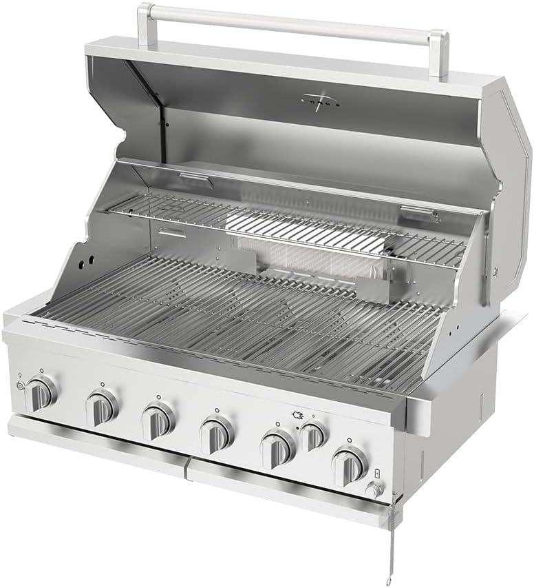 Spire 6-Burner Built-in Grill Head with Rear Burner