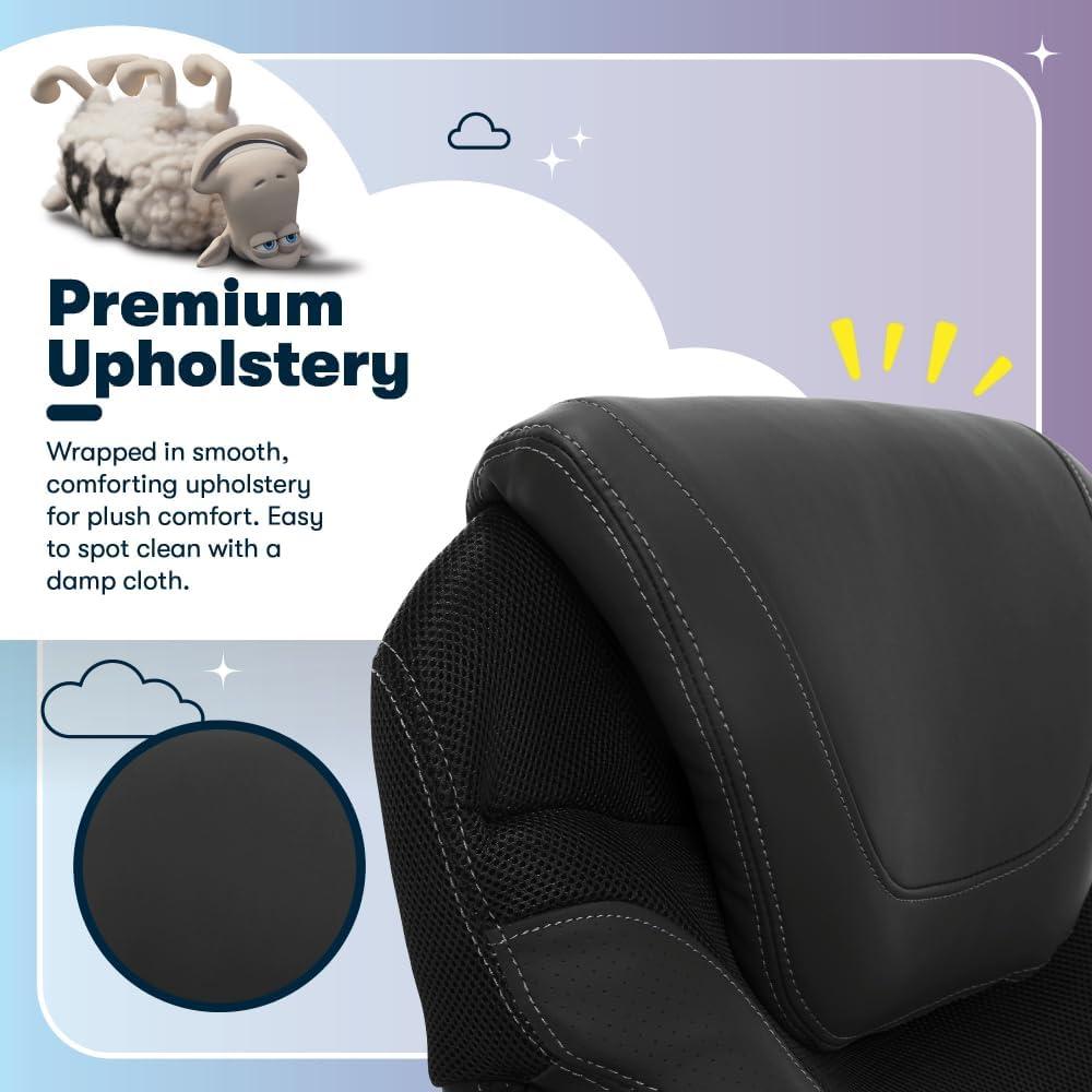Serta Bryce Executive Office Chair with Patented AIR Lumbar Technology and Layered Body Pillows