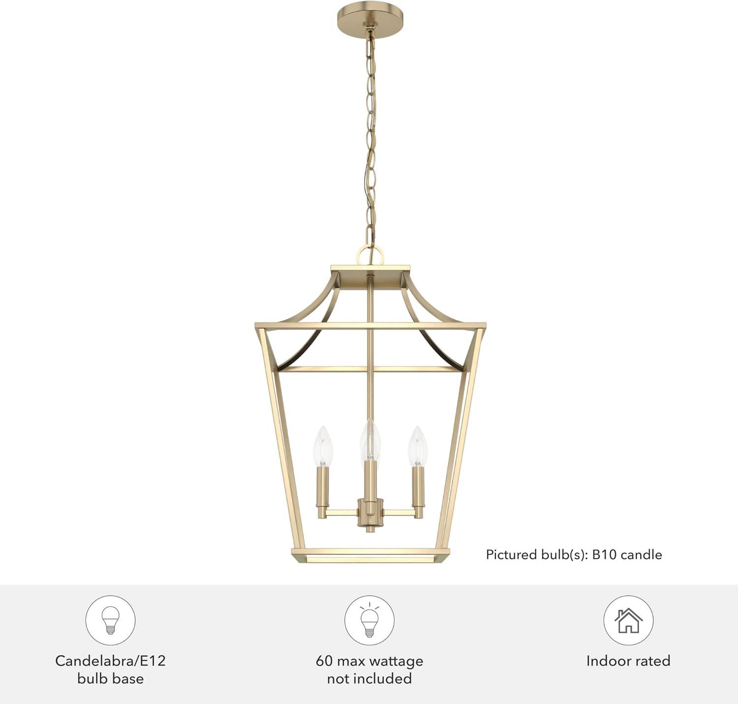 Laurel Ridge 4 - Light Lantern Geometric Chandelier