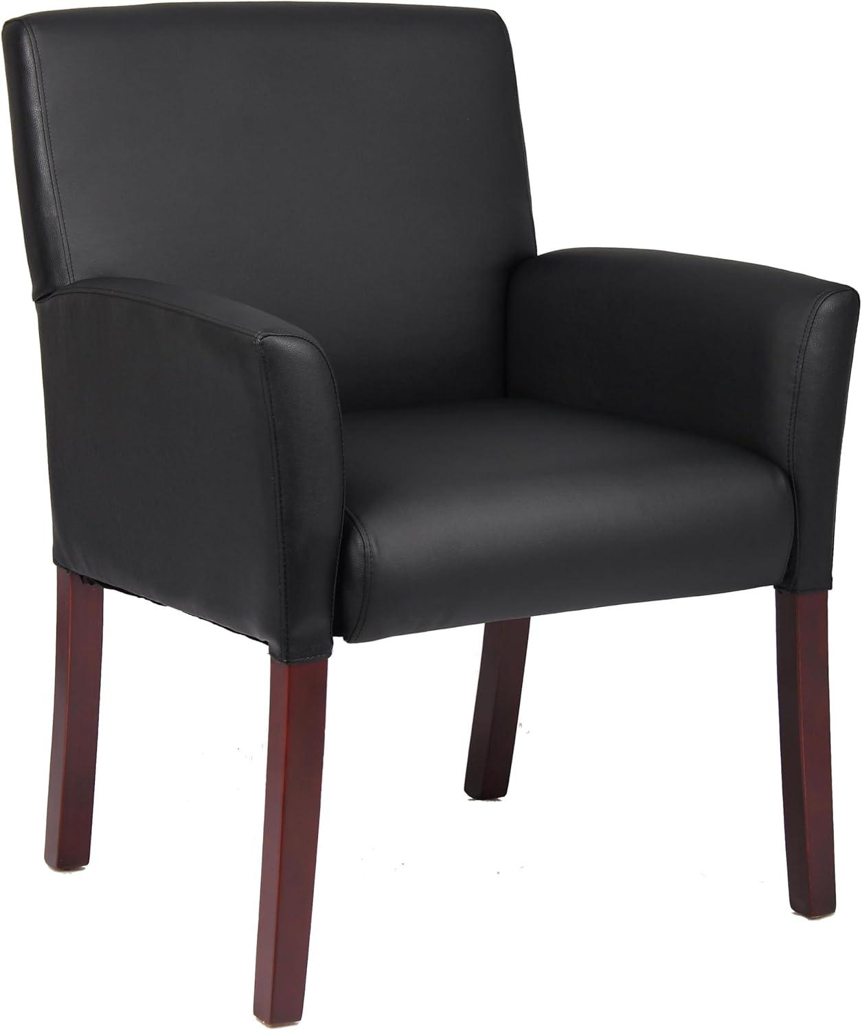 Boss Office Products Black Reception Waiting Room Chair