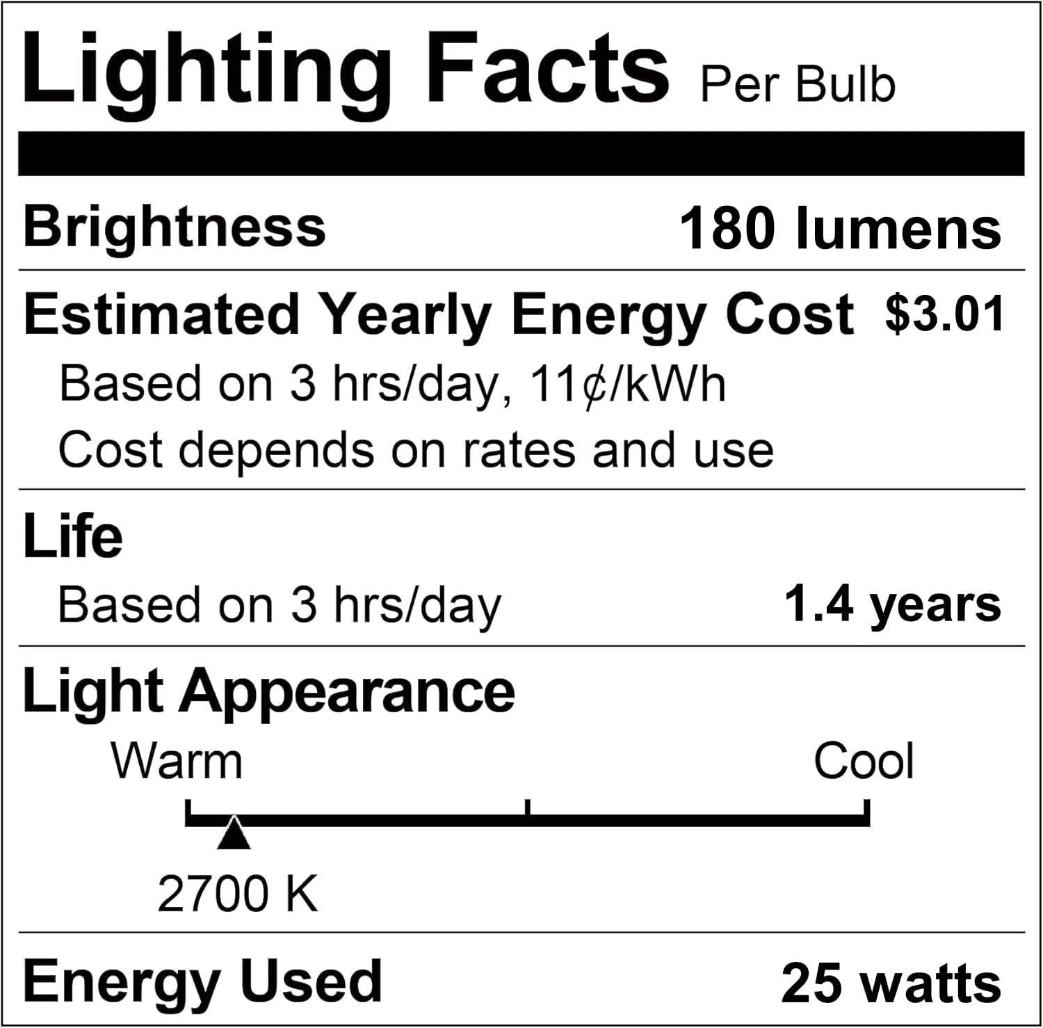 Creative Hobbies® 308 (Pack of 4) 25T10/CL - 25 Watt T10 Clear Tubular - 120V - Medium (E26) Base - Incandescent Light Bulbs