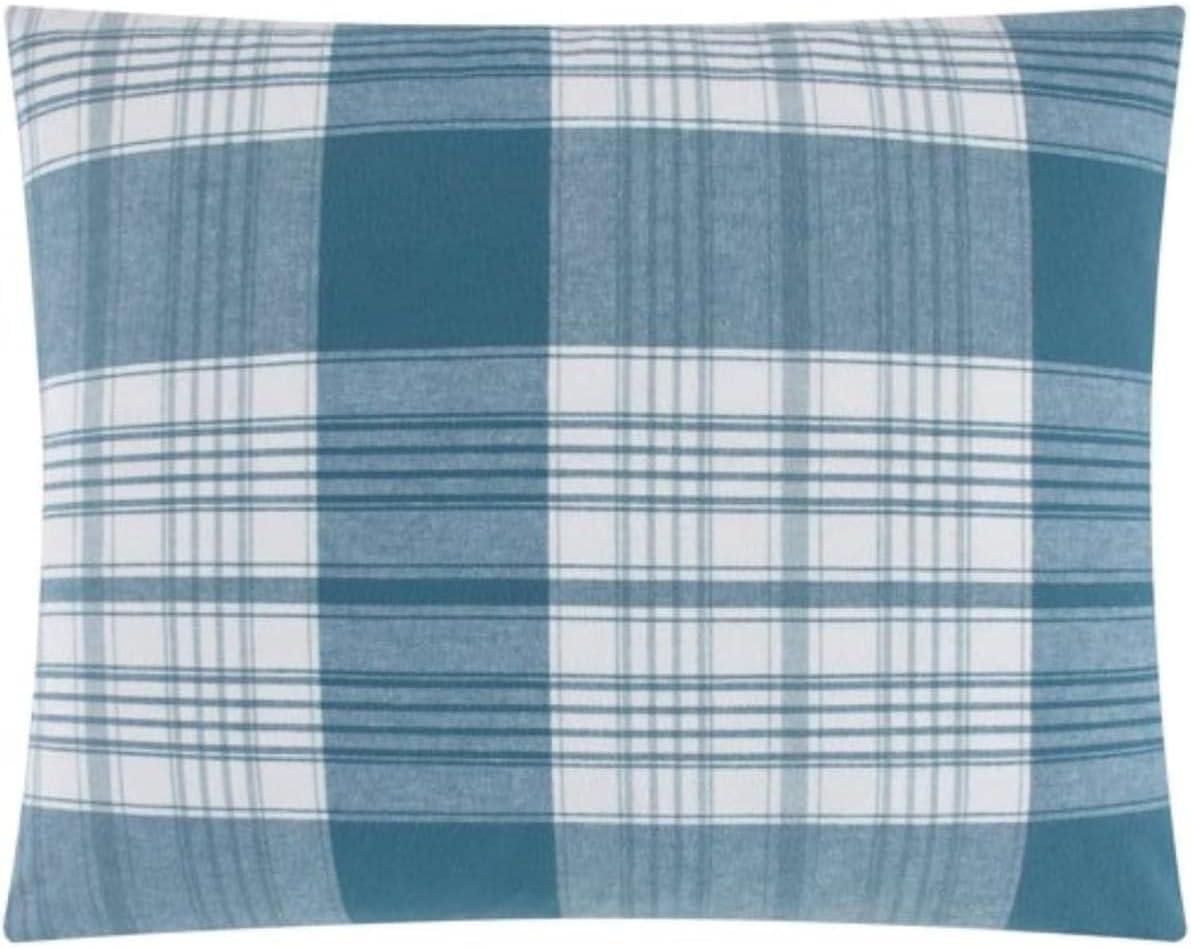 Cotton Flannel Plaid Comforter Set