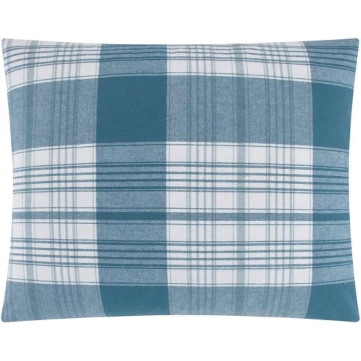 Cotton Flannel Plaid Comforter Set