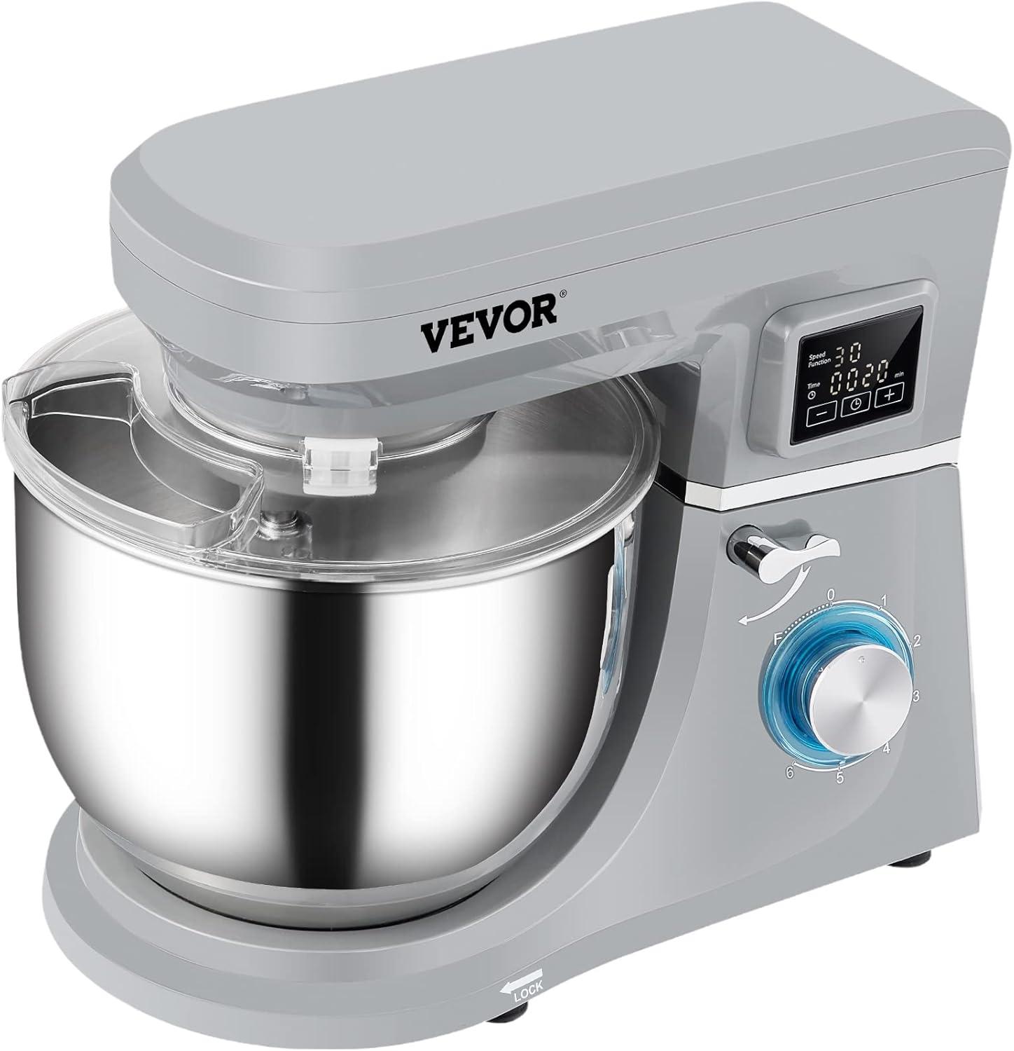 VEVOR Vevor 6 Speed 7.4 Quarts Stand Mixer Bowl Cover