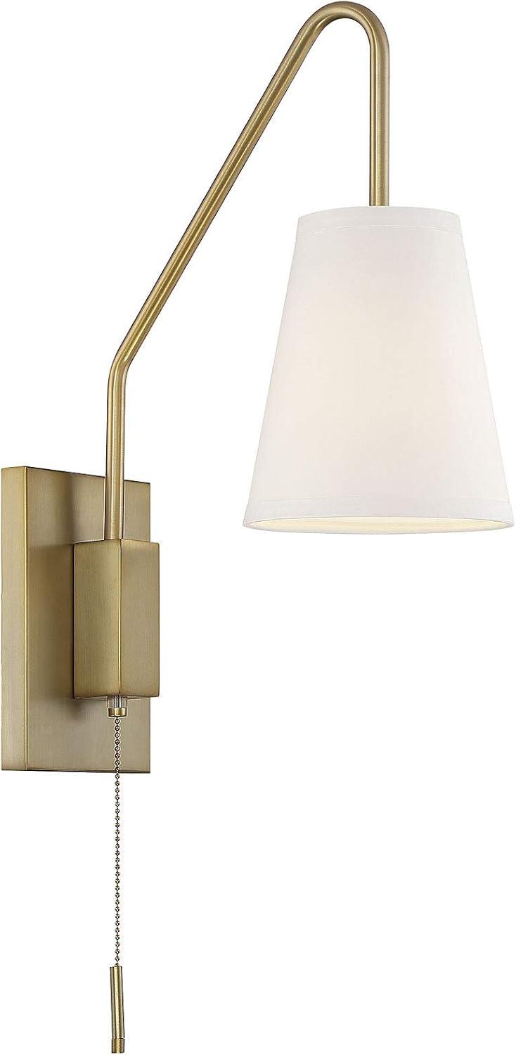 Savoy House Owen 1 - Light Swing Arm Lamp in  Warm Brass