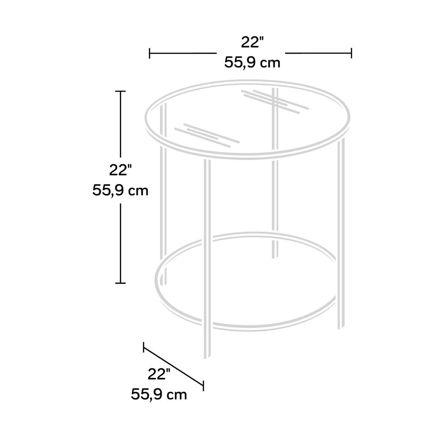 Claire Round Metal Side Table
