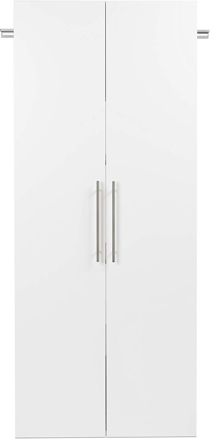 30" Hangups Large Storage Cabinet White - Prepac: Wall Mounted, Workshop & Office Organizer