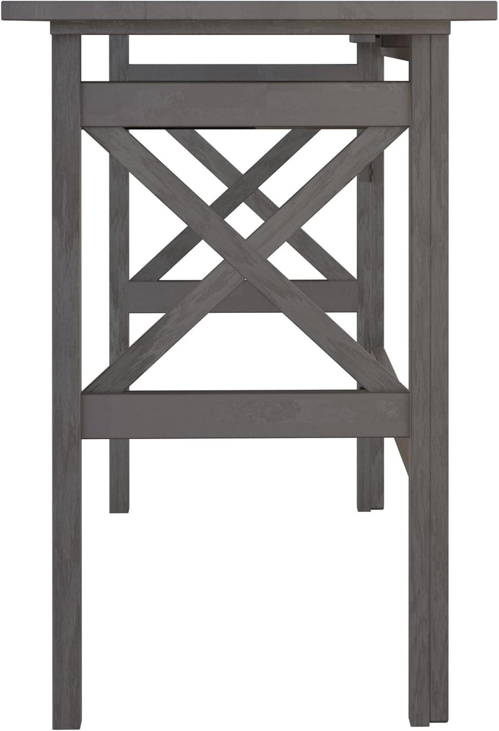 Xander Foldable Desk Oyster Gray - Winsome