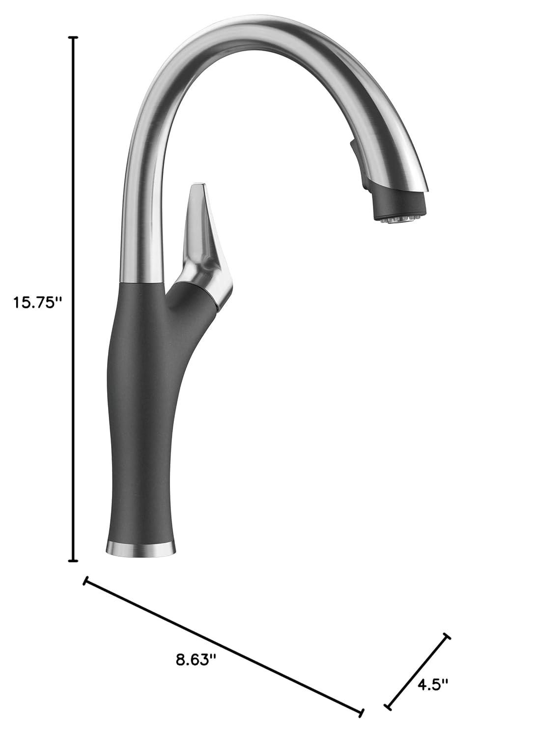 Artona Pull Down Dual Spray Kitchen Faucet